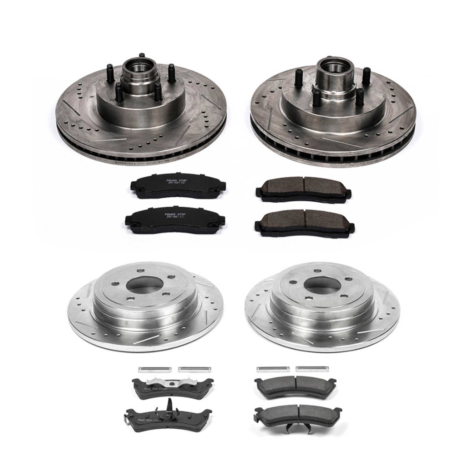 Power Stop - K5593 - Front and Rear - Disc Brake Pad and Rotor Kit