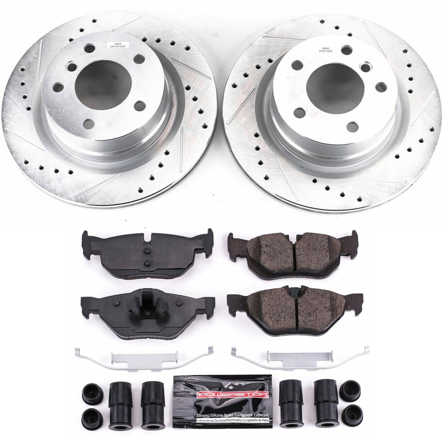 Power Stop - K5687 - Rear - Disc Brake Pad and Rotor Kit