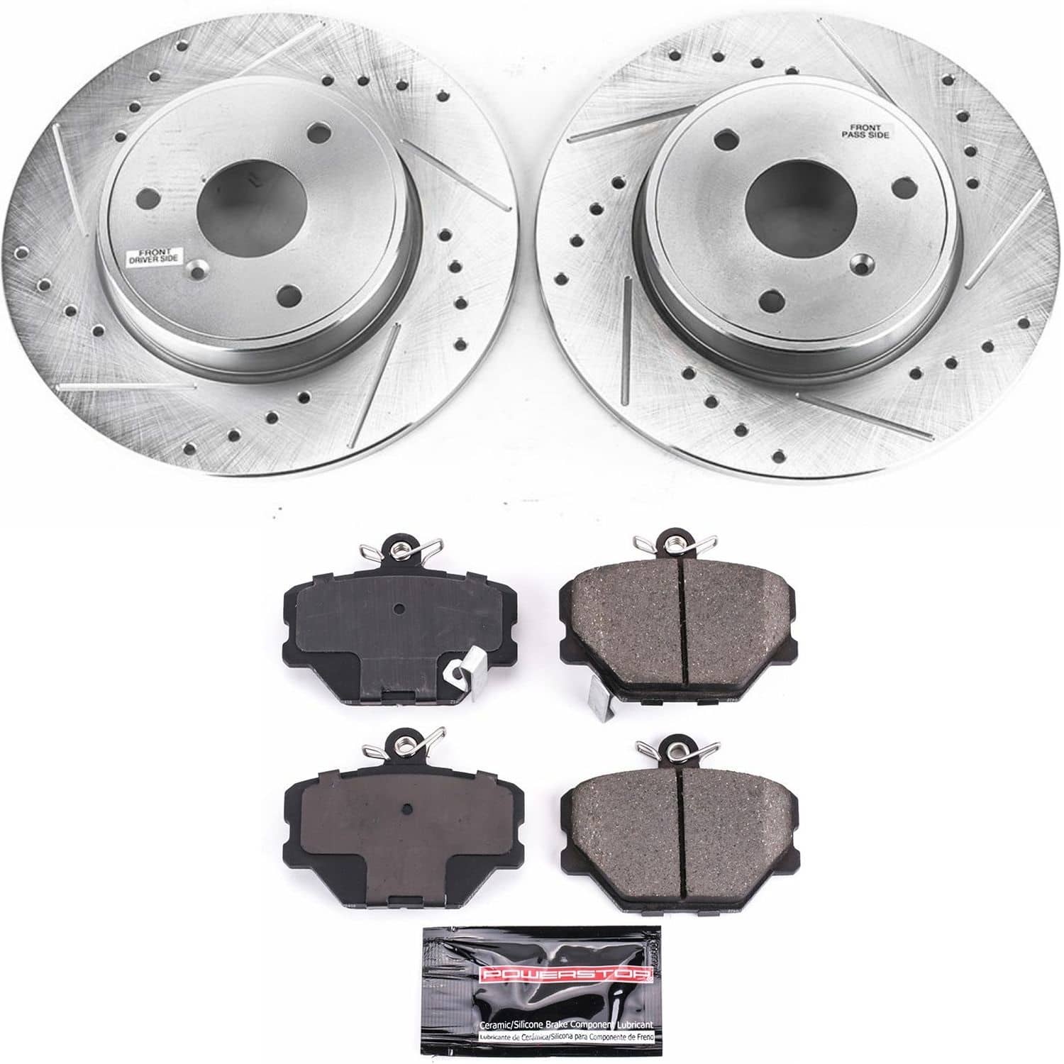 Power Stop - K5695 - Front - Disc Brake Pad and Rotor Kit