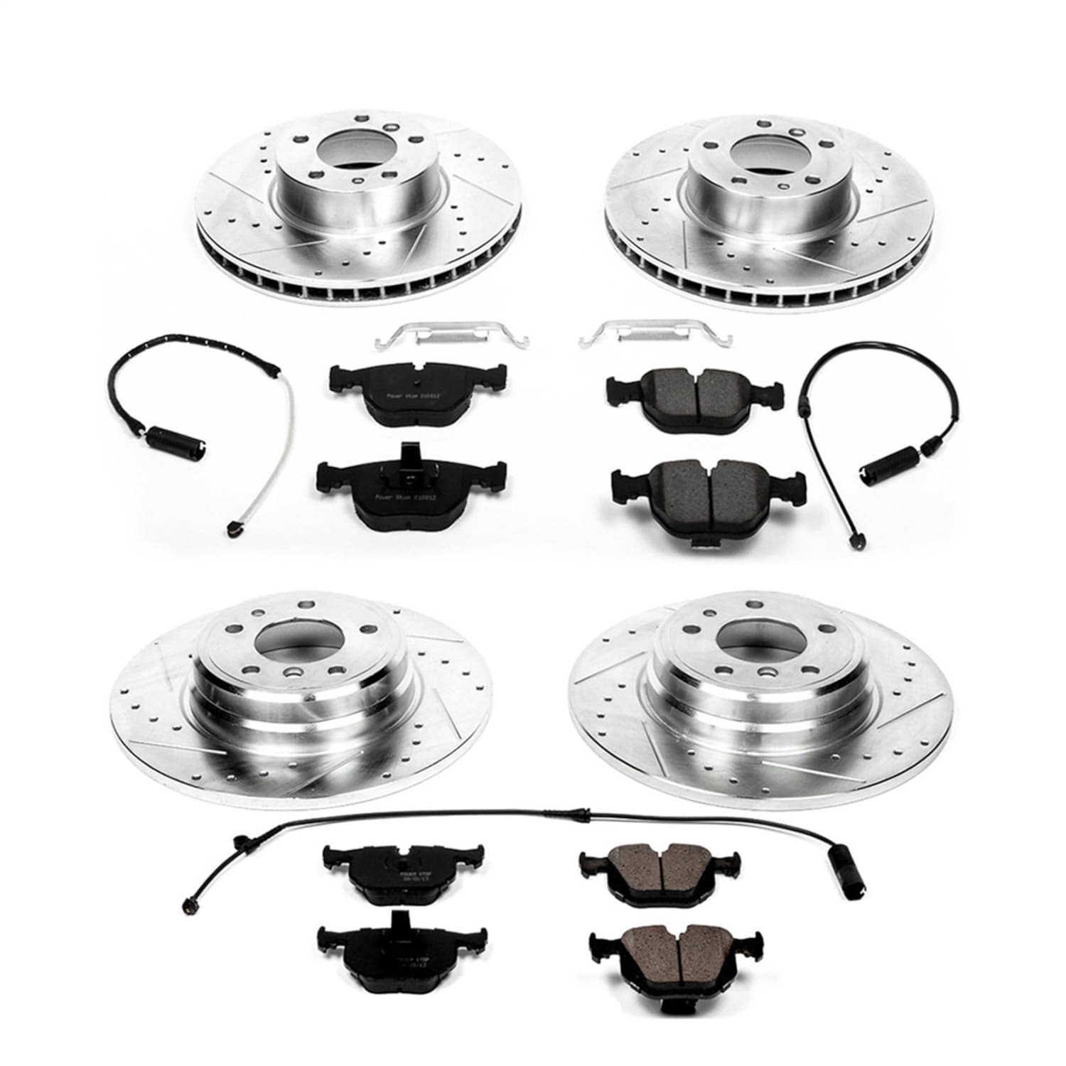 Power Stop - K5710 - Front and Rear - Disc Brake Pad and Rotor Kit
