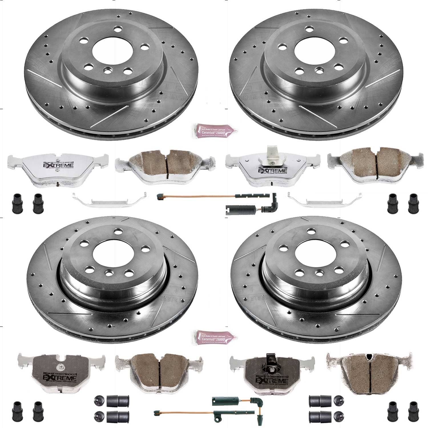 Power Stop - K5737-26 - Front and Rear - Disc Brake Pad and Rotor Kit