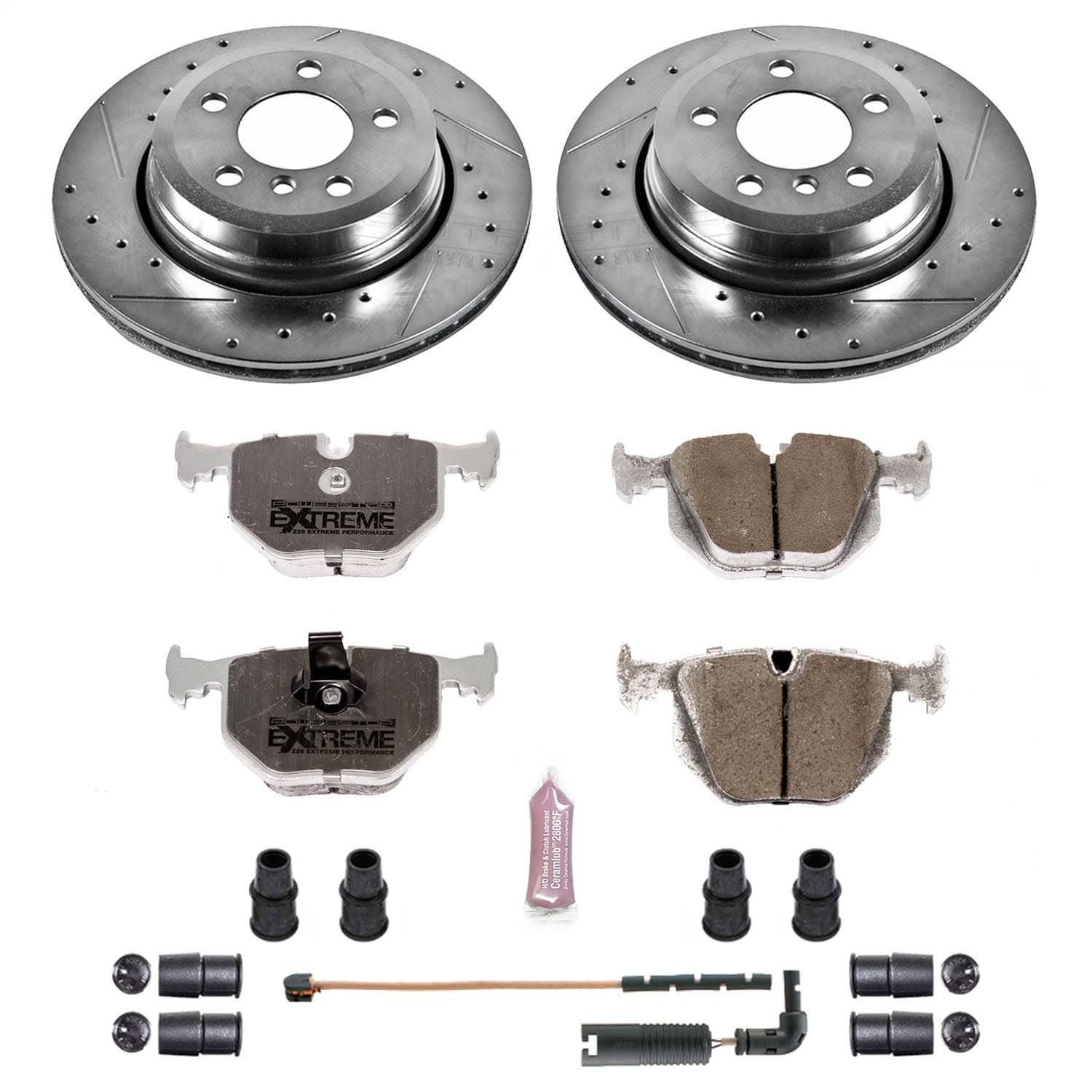 Power Stop - K5738-26 - Rear - Disc Brake Pad and Rotor Kit