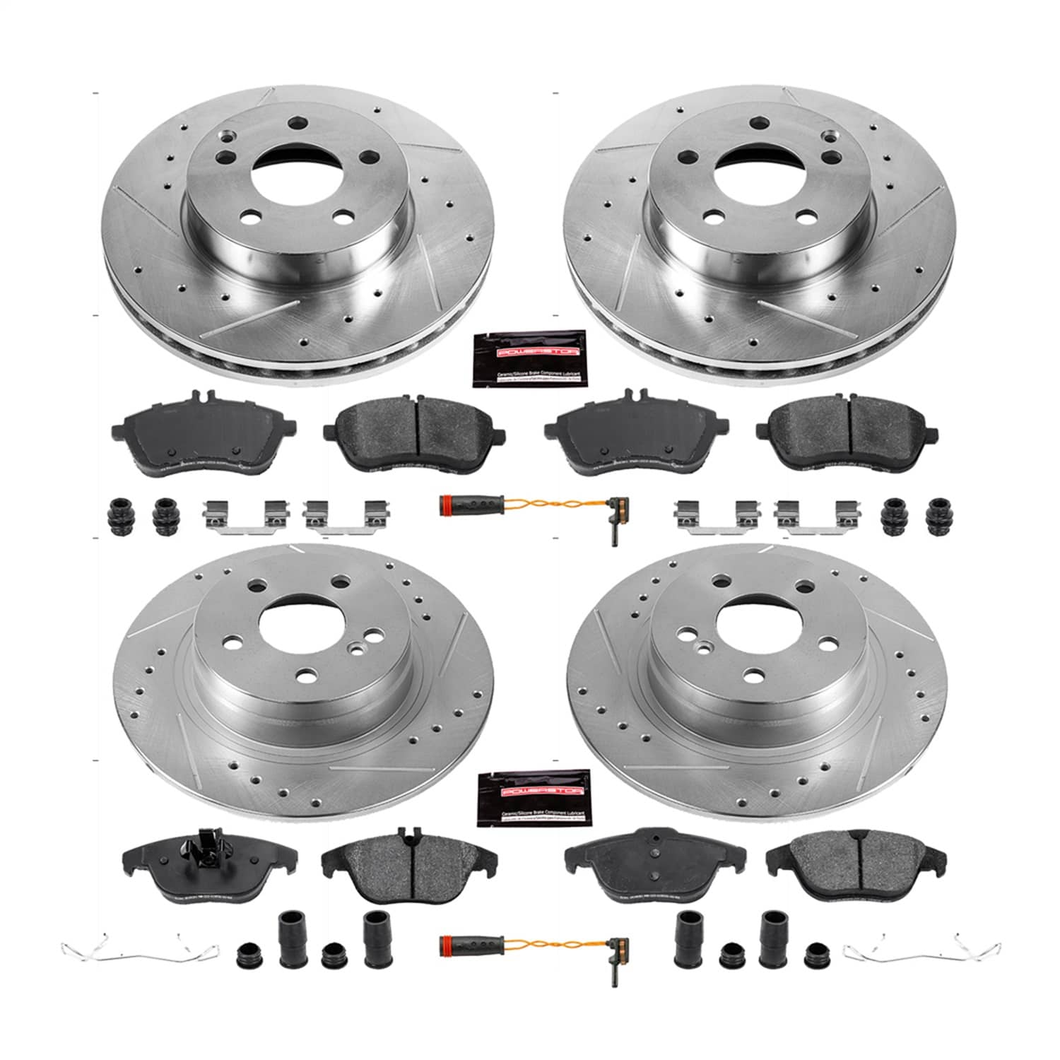 Power Stop - K5791 - Front and Rear - Disc Brake Pad and Rotor Kit