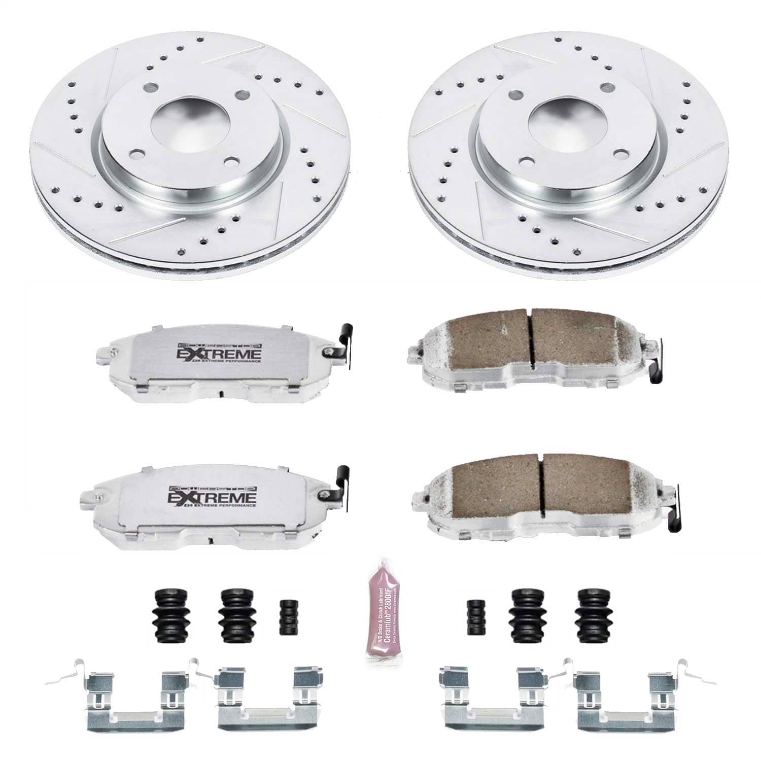 Power Stop - K5817-26 - Front - Disc Brake Pad and Rotor Kit