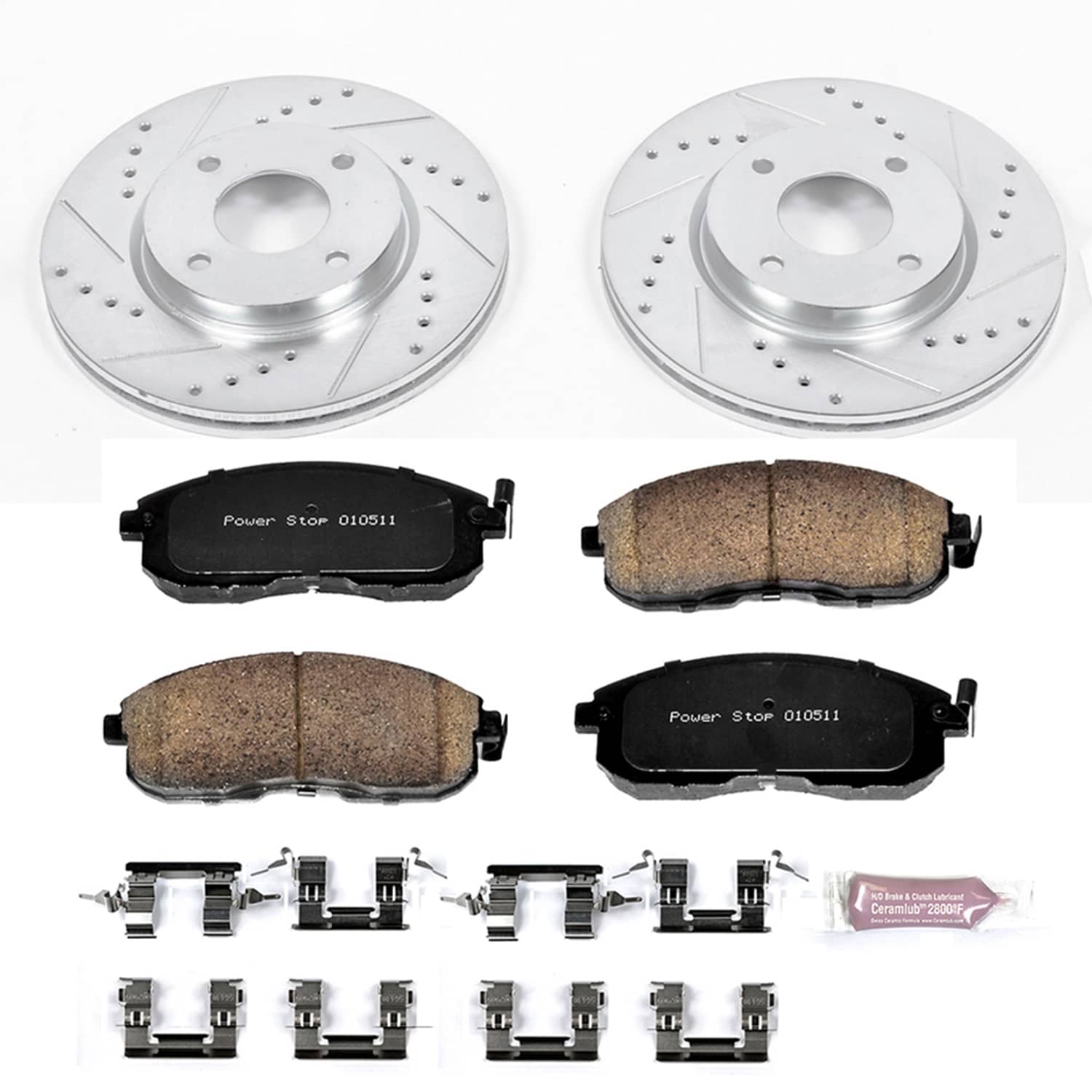 Power Stop - K5817 - Front - Disc Brake Pad and Rotor Kit