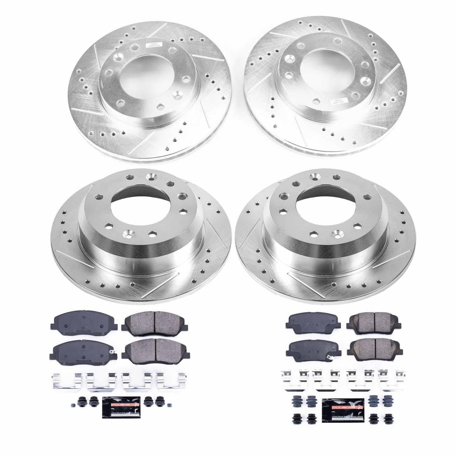 Power Stop - K5831 - Front and Rear - Disc Brake Pad and Rotor Kit