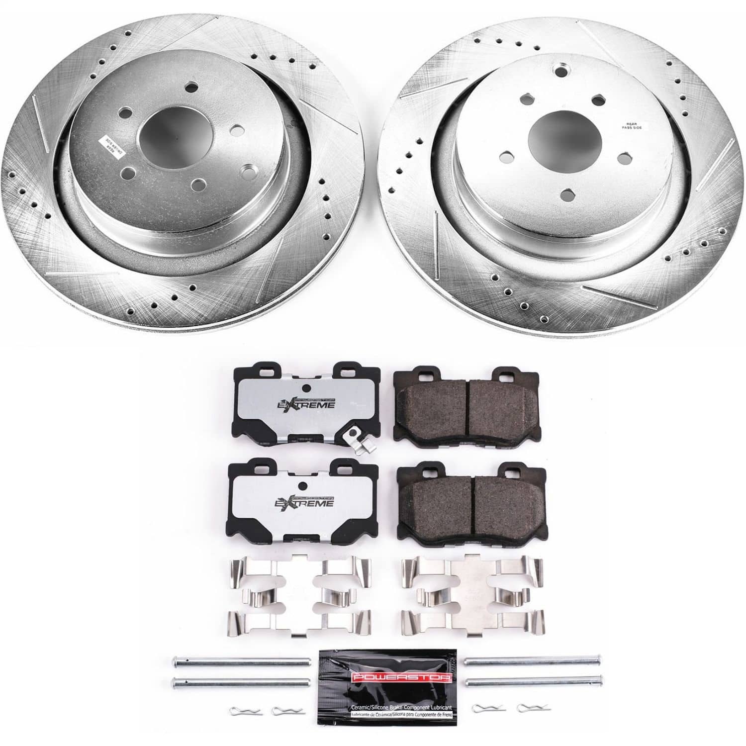 Power Stop - K5861-26 - Rear - Disc Brake Pad and Rotor Kit
