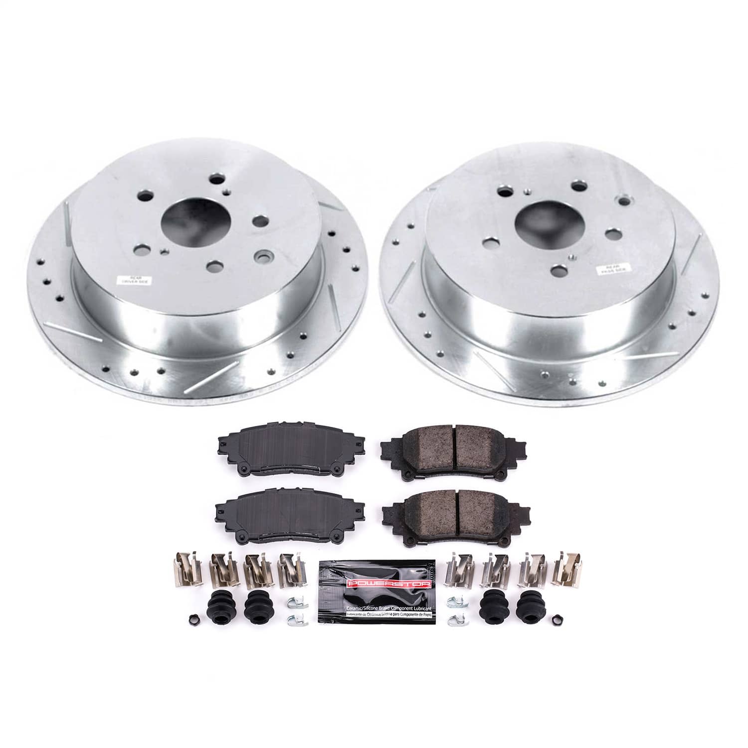 Power Stop - K5864 - Rear - Disc Brake Pad and Rotor Kit