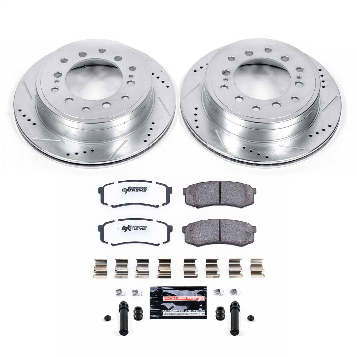 Power Stop - K5875-36 - Rear - Disc Brake Pad and Rotor Kit