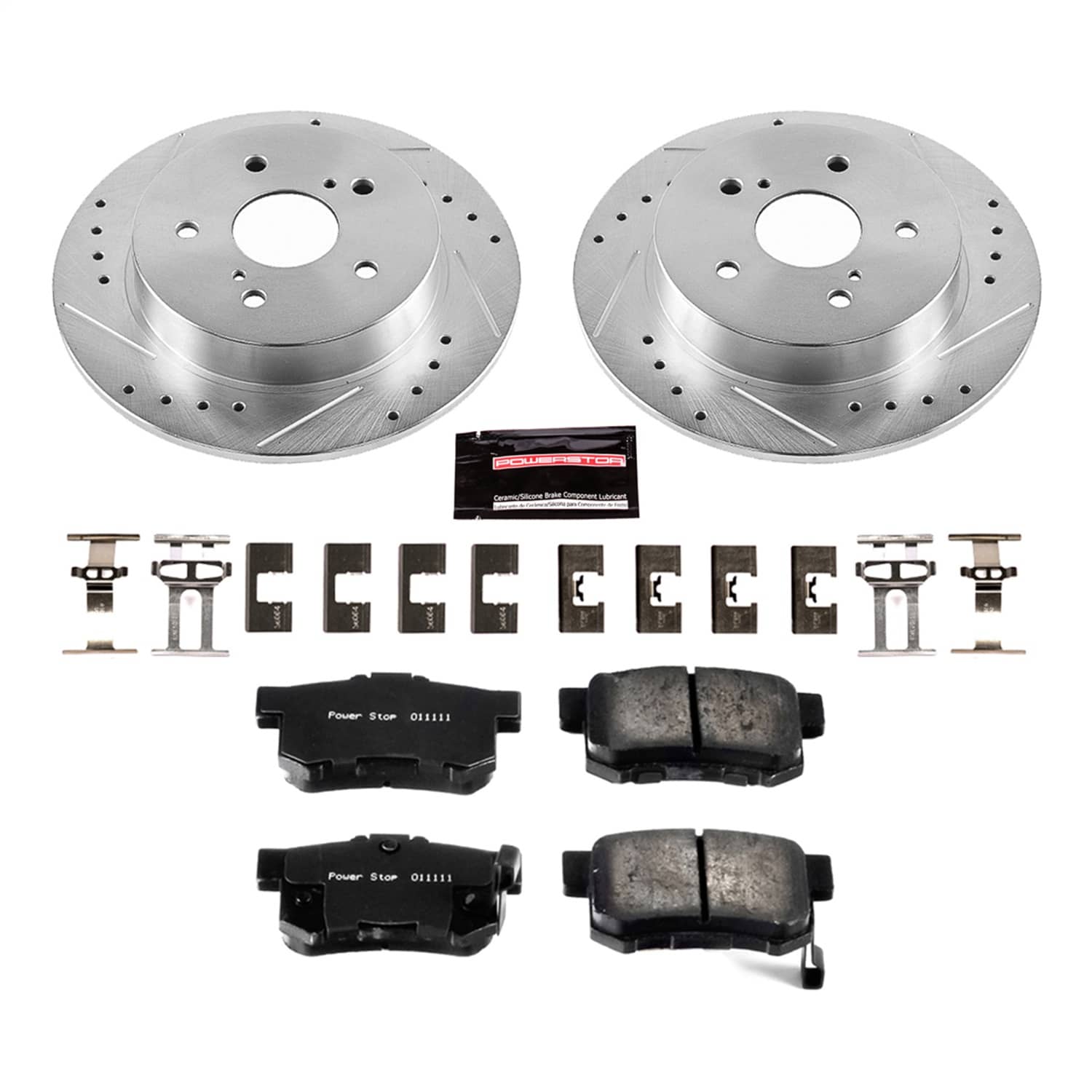 Power Stop - K5889 - Rear - Disc Brake Pad and Rotor Kit
