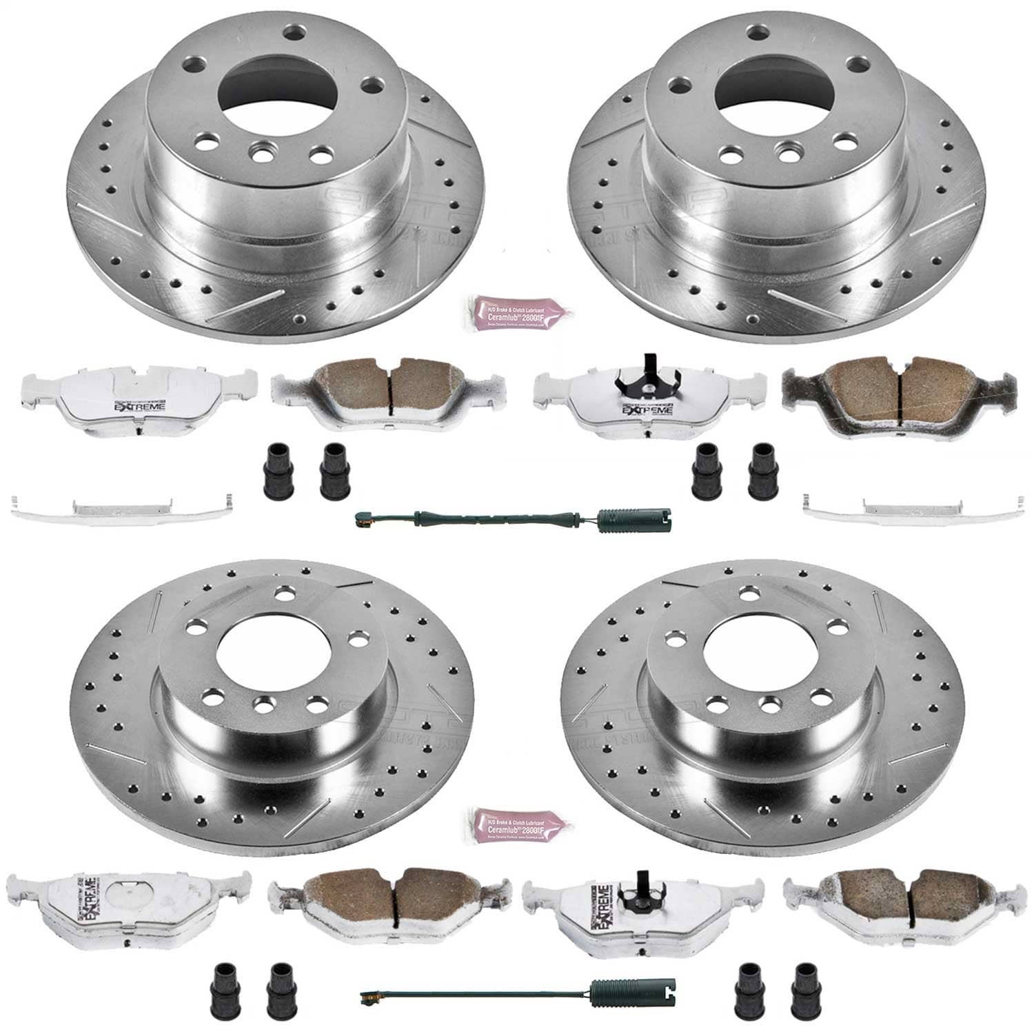 Power Stop - K592-26 - Front and Rear - Disc Brake Pad and Rotor Kit