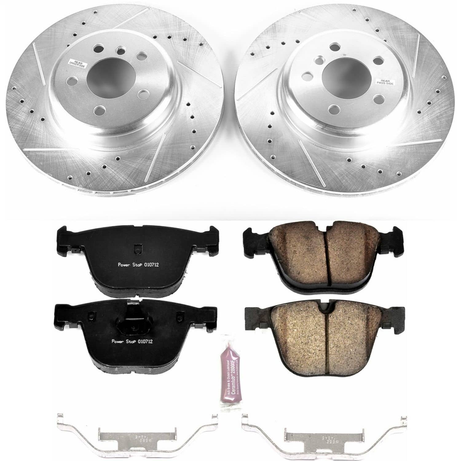 Power Stop - K6035 - Rear - Disc Brake Pad and Rotor Kit