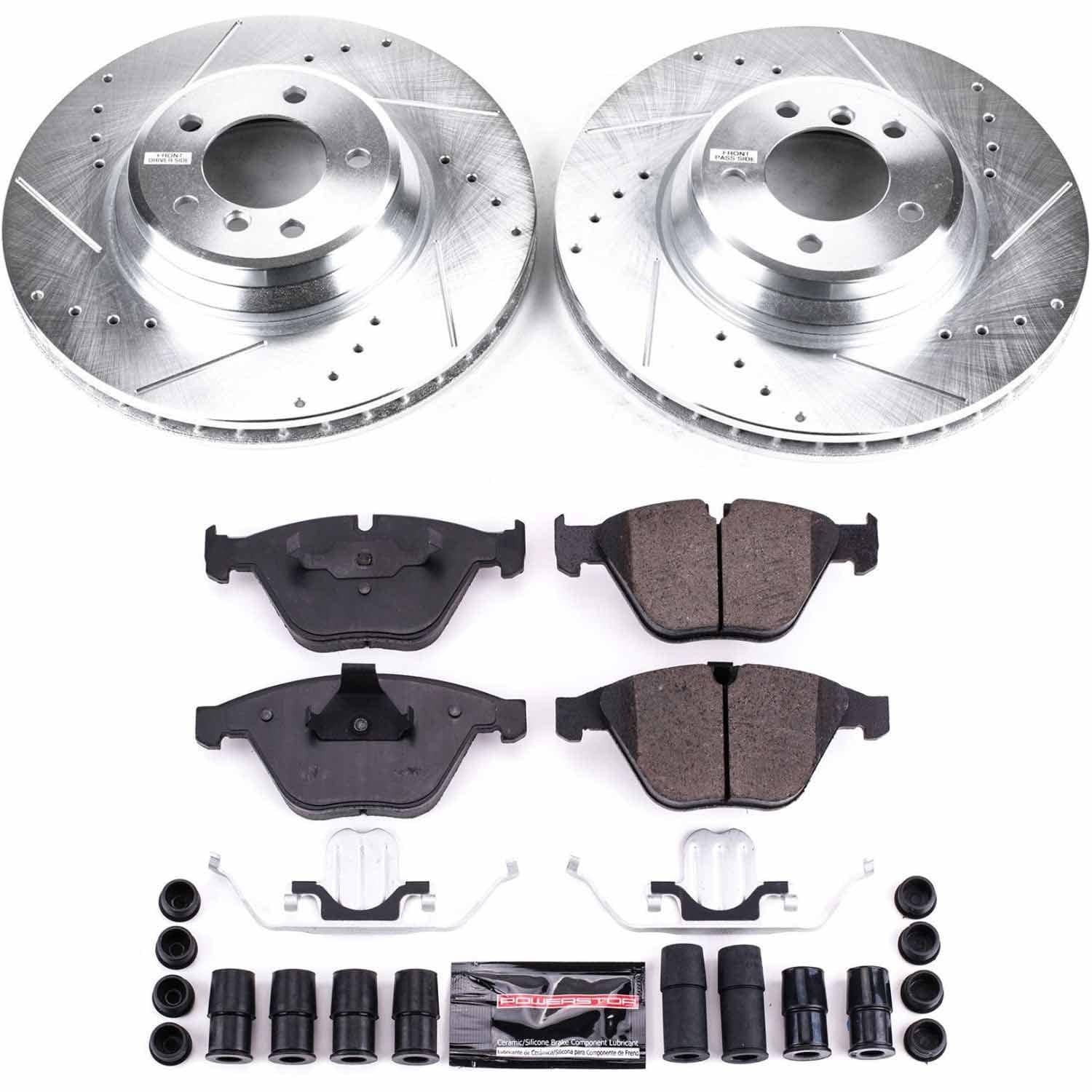 Power Stop - K6058 - Front - Disc Brake Pad and Rotor Kit