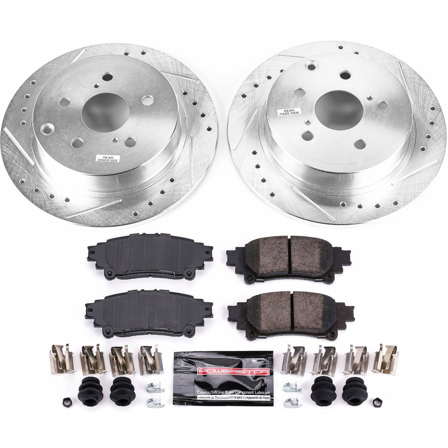 Power Stop - K6099 - Rear - Disc Brake Pad and Rotor Kit