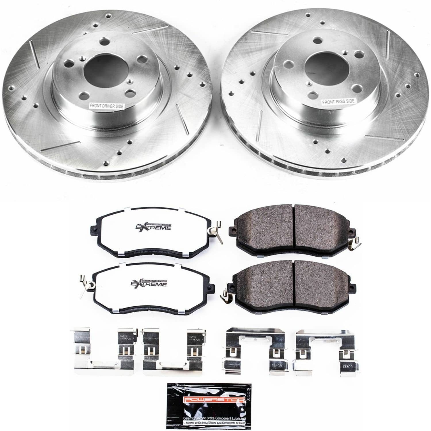 Power Stop - K6111-26 - Front - Disc Brake Pad and Rotor Kit