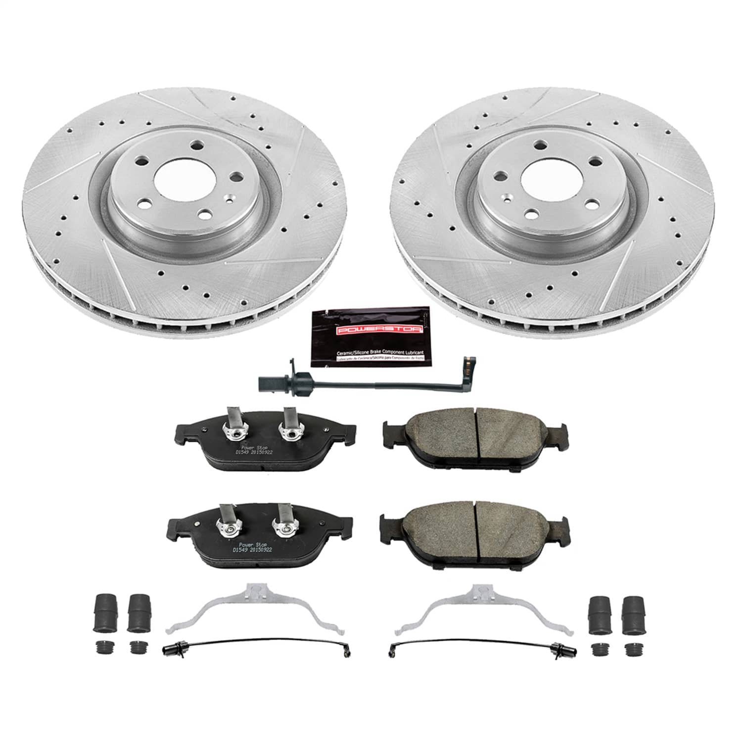 Power Stop - K6129 - Front - Disc Brake Pad and Rotor Kit