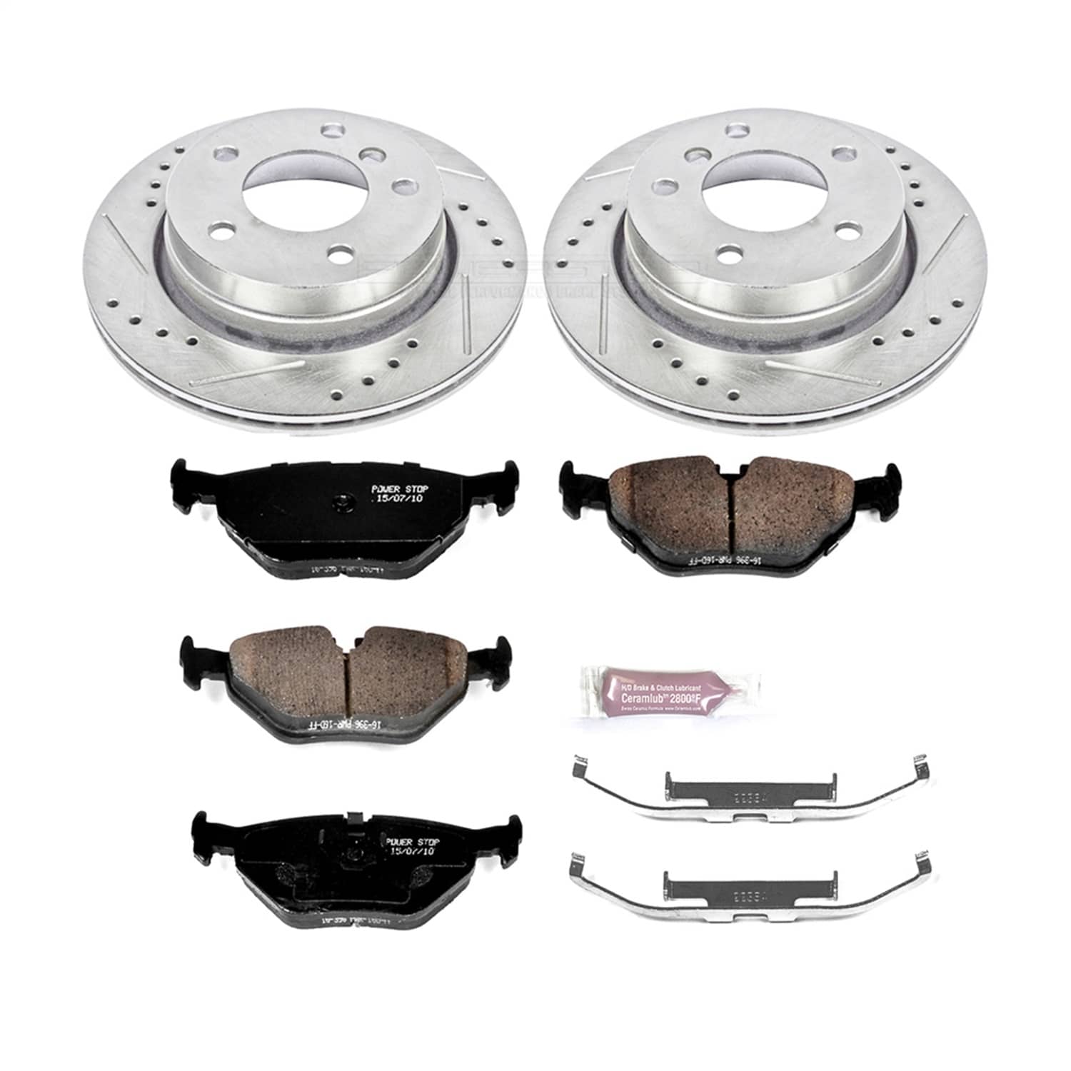 Power Stop - K613 - Rear - Disc Brake Pad and Rotor Kit
