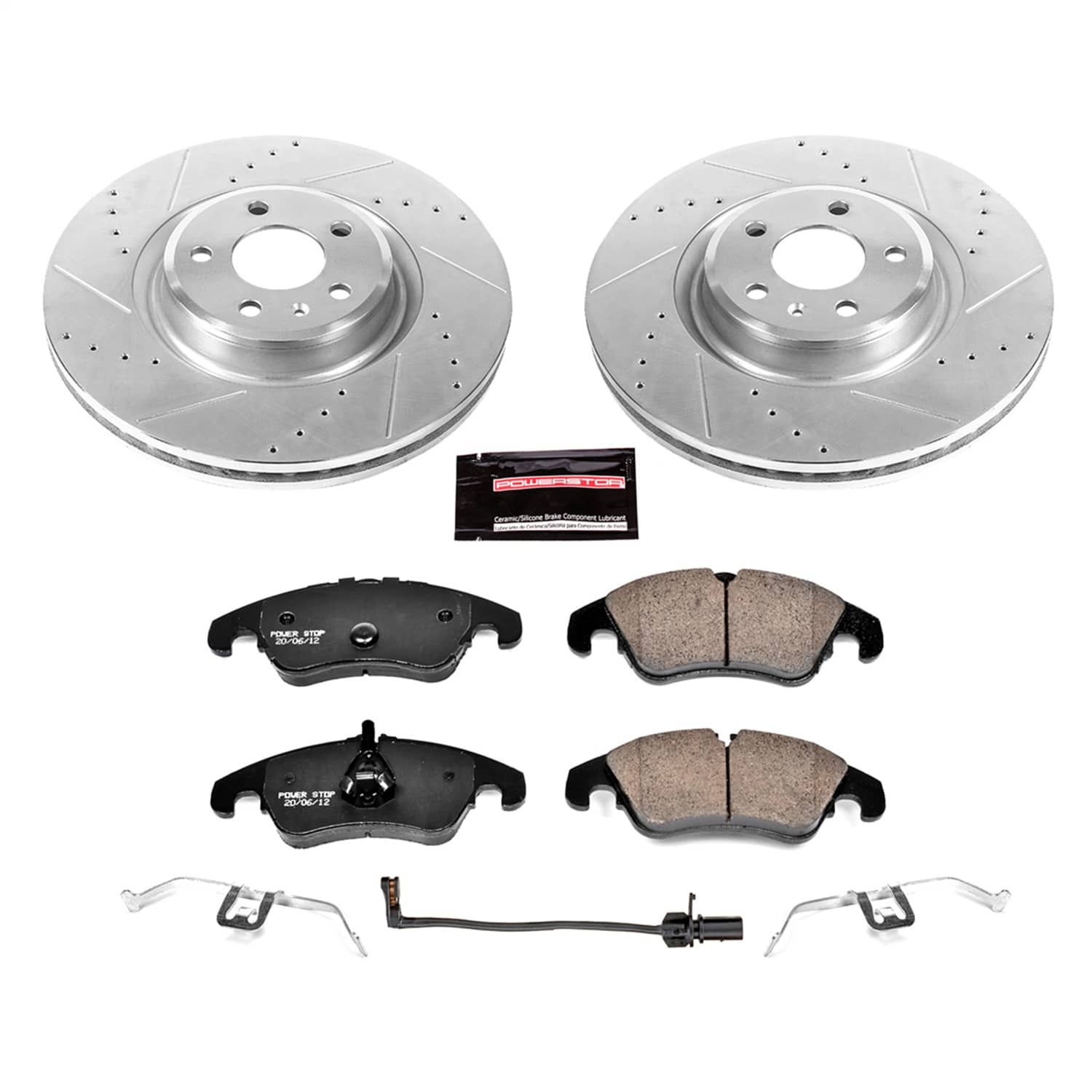 Power Stop - K6140 - Front - Disc Brake Pad and Rotor Kit