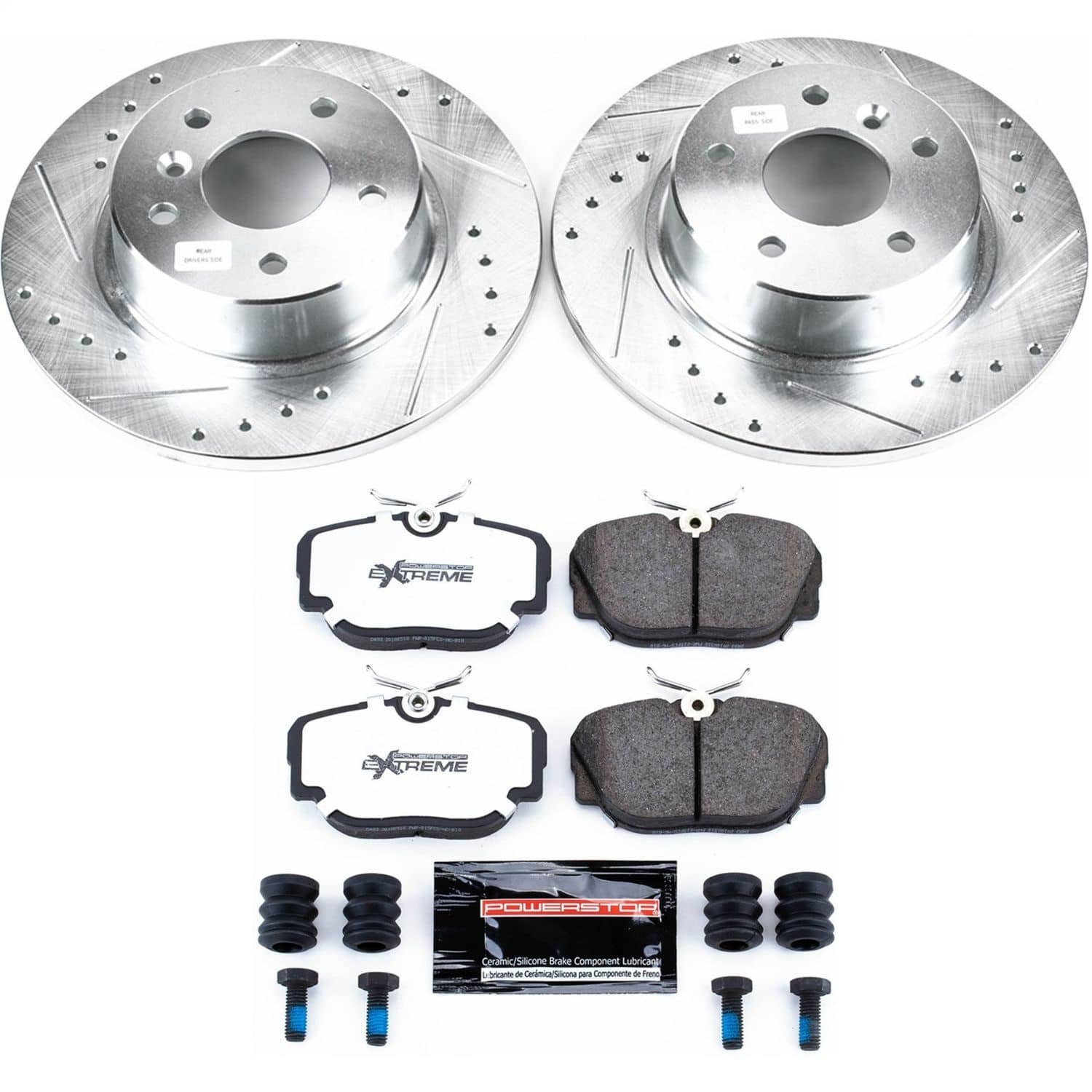 Power Stop - K6152-36 - Rear - Disc Brake Pad and Rotor Kit