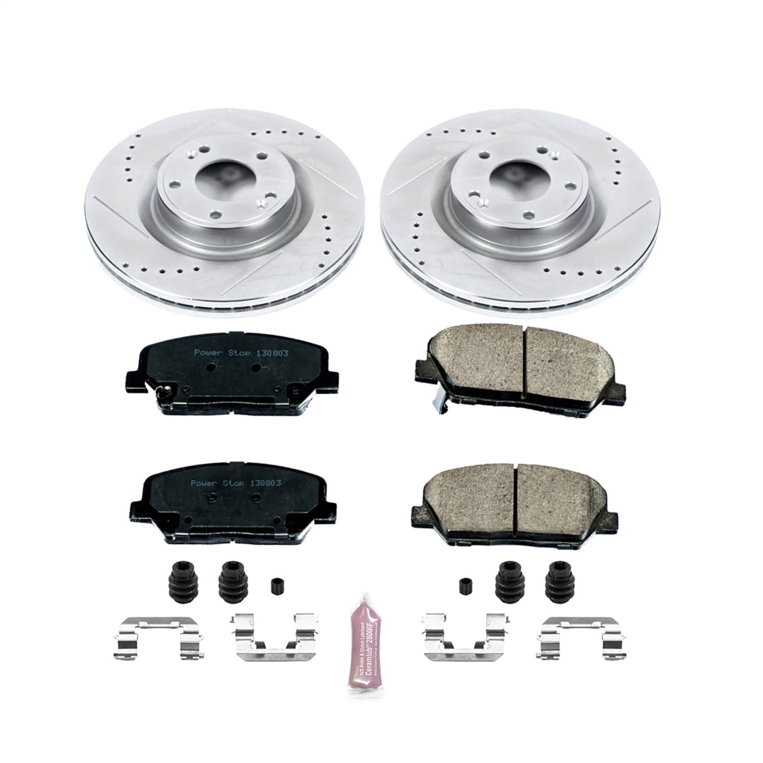 Power Stop - K6169 - Front - Disc Brake Pad and Rotor Kit