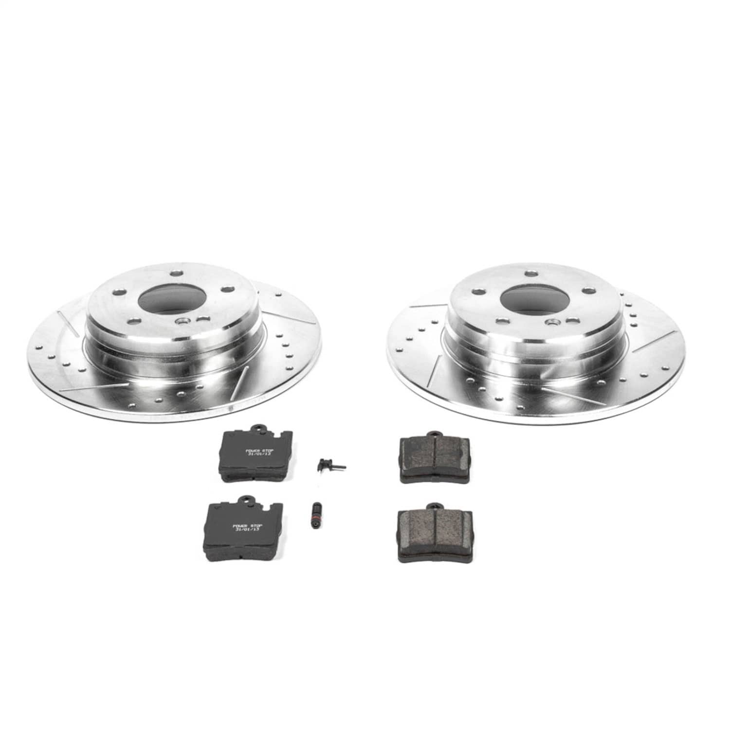 Power Stop - K621 - Rear - Disc Brake Pad and Rotor Kit