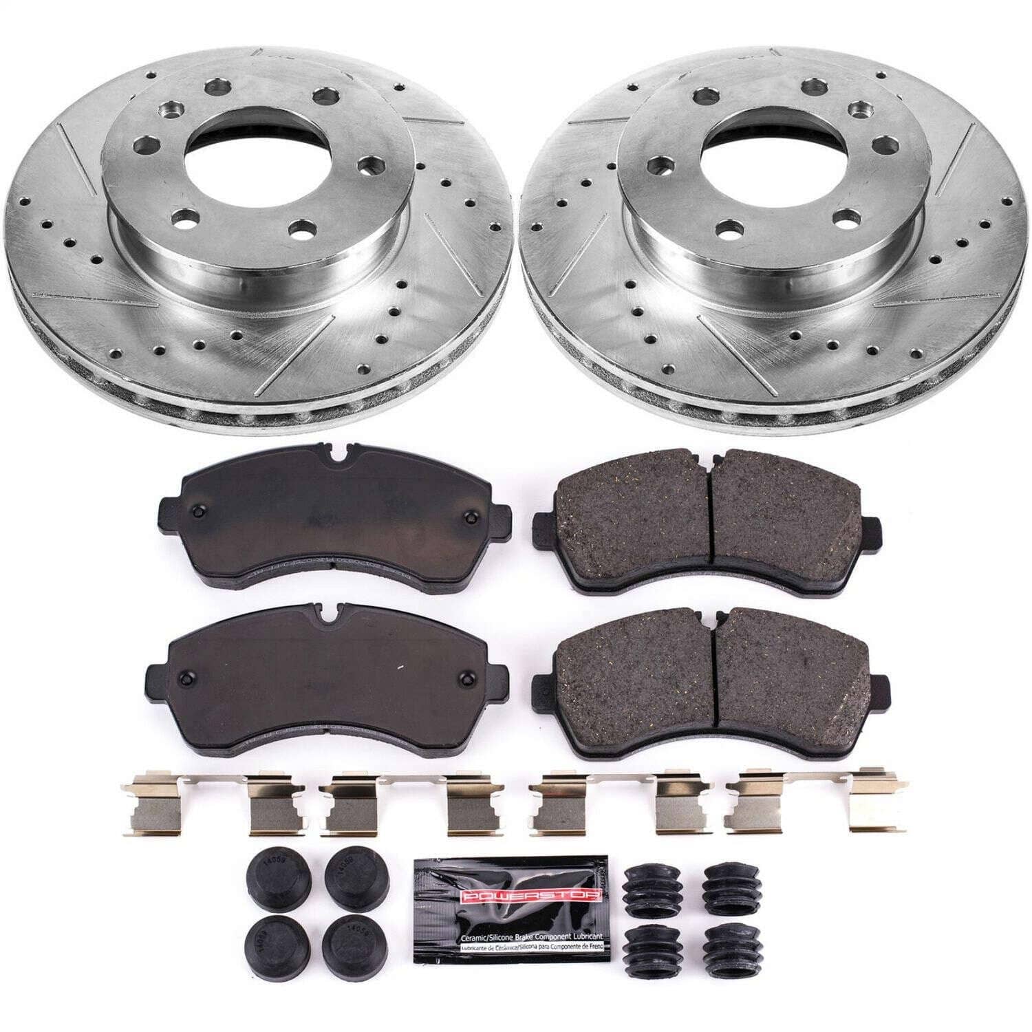 Power Stop - K6234 - Front - Disc Brake Pad and Rotor Kit