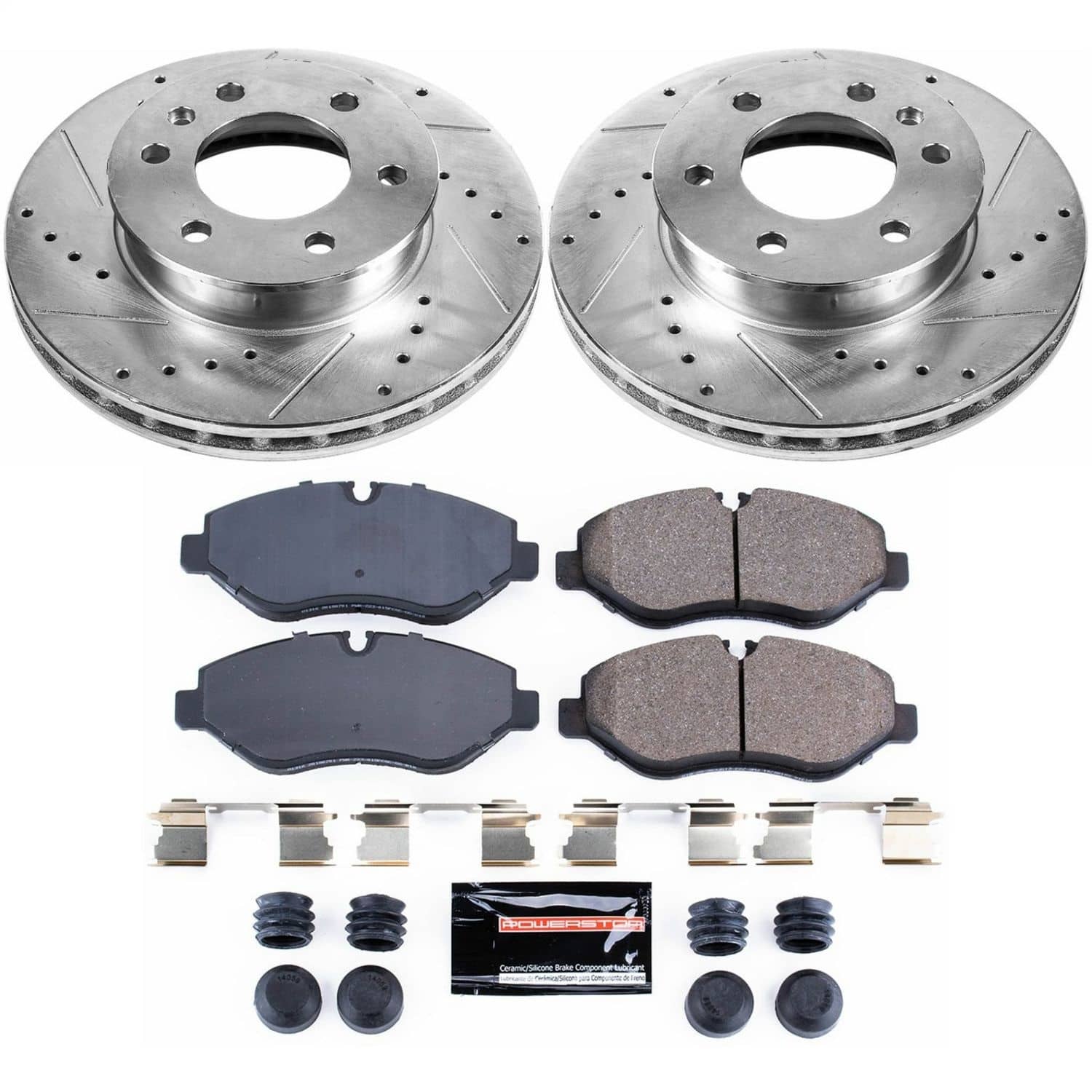 Power Stop - K6236 - Front - Disc Brake Pad and Rotor Kit