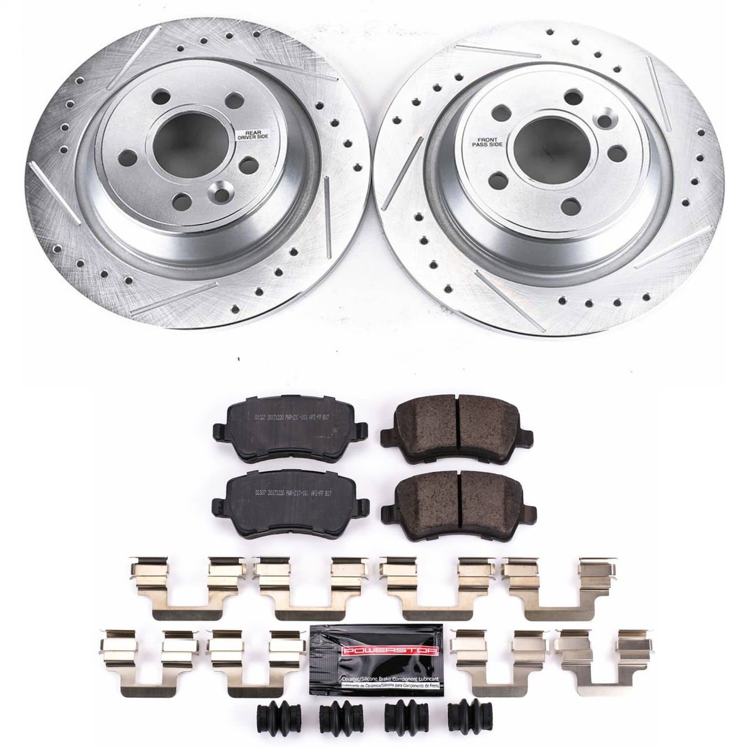 Power Stop - K6293 - Rear - Disc Brake Pad and Rotor Kit