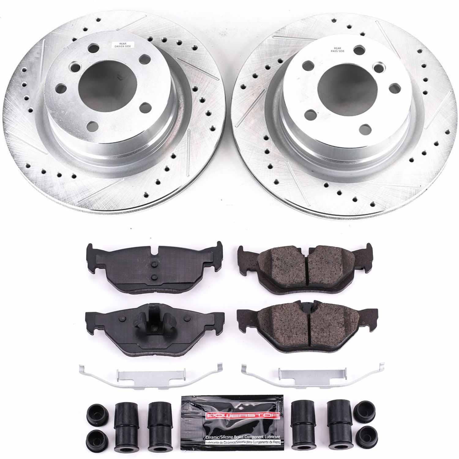 Power Stop - K6348 - Rear - Disc Brake Pad and Rotor Kit