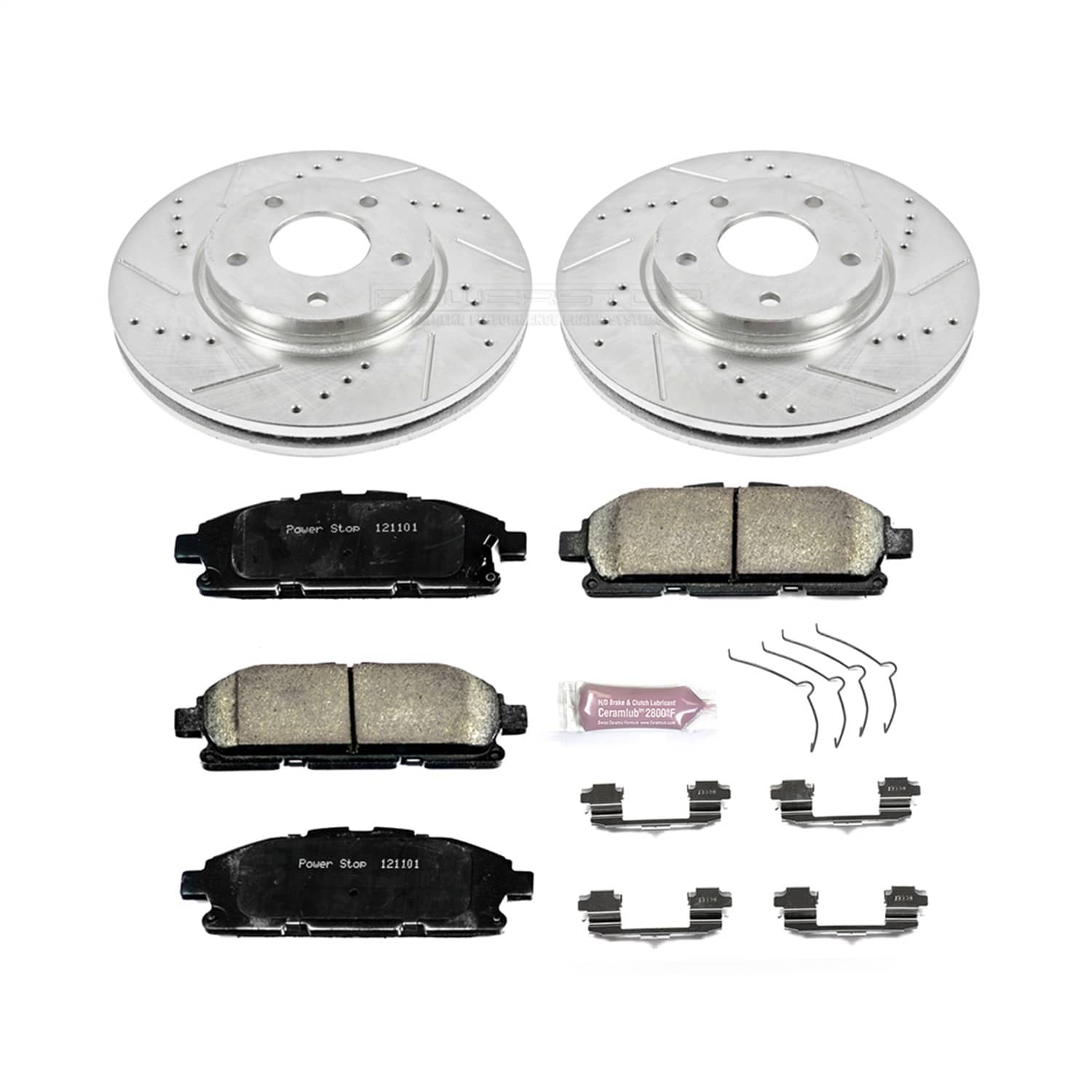 Power Stop - K6360 - Front - Disc Brake Pad and Rotor Kit