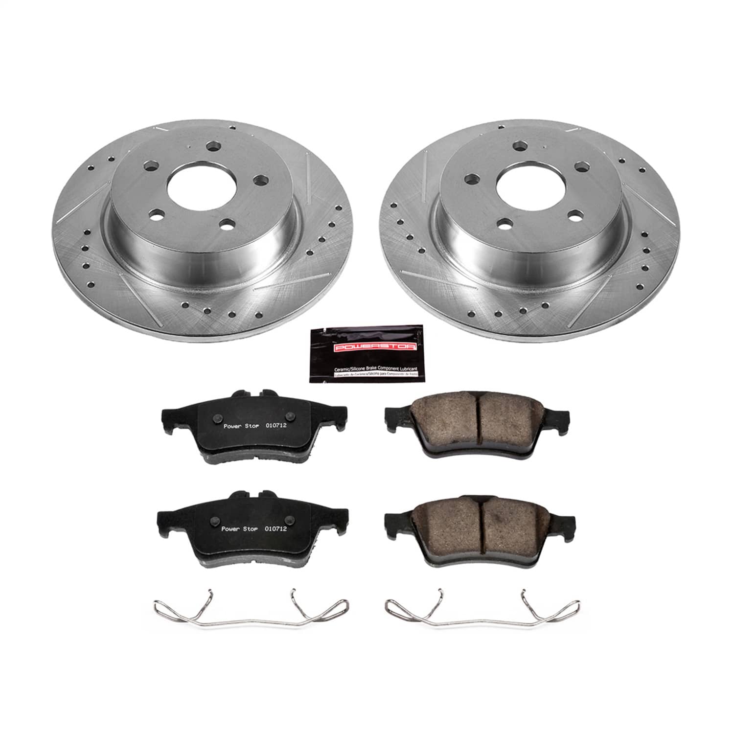 Power Stop - K6398 - Rear - Disc Brake Pad and Rotor Kit