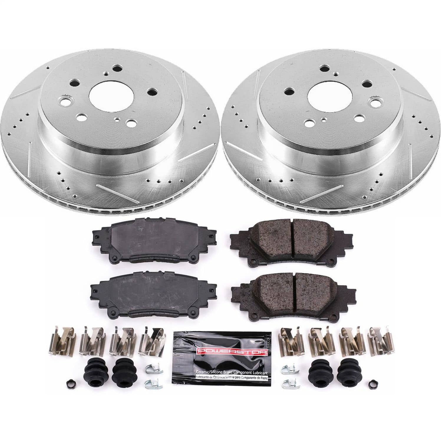 Power Stop - K6514 - Rear - Disc Brake Pad and Rotor Kit