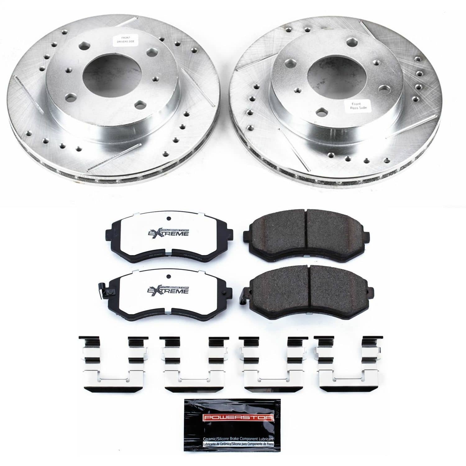 Power Stop - K654-26 - Front - Disc Brake Pad and Rotor Kit