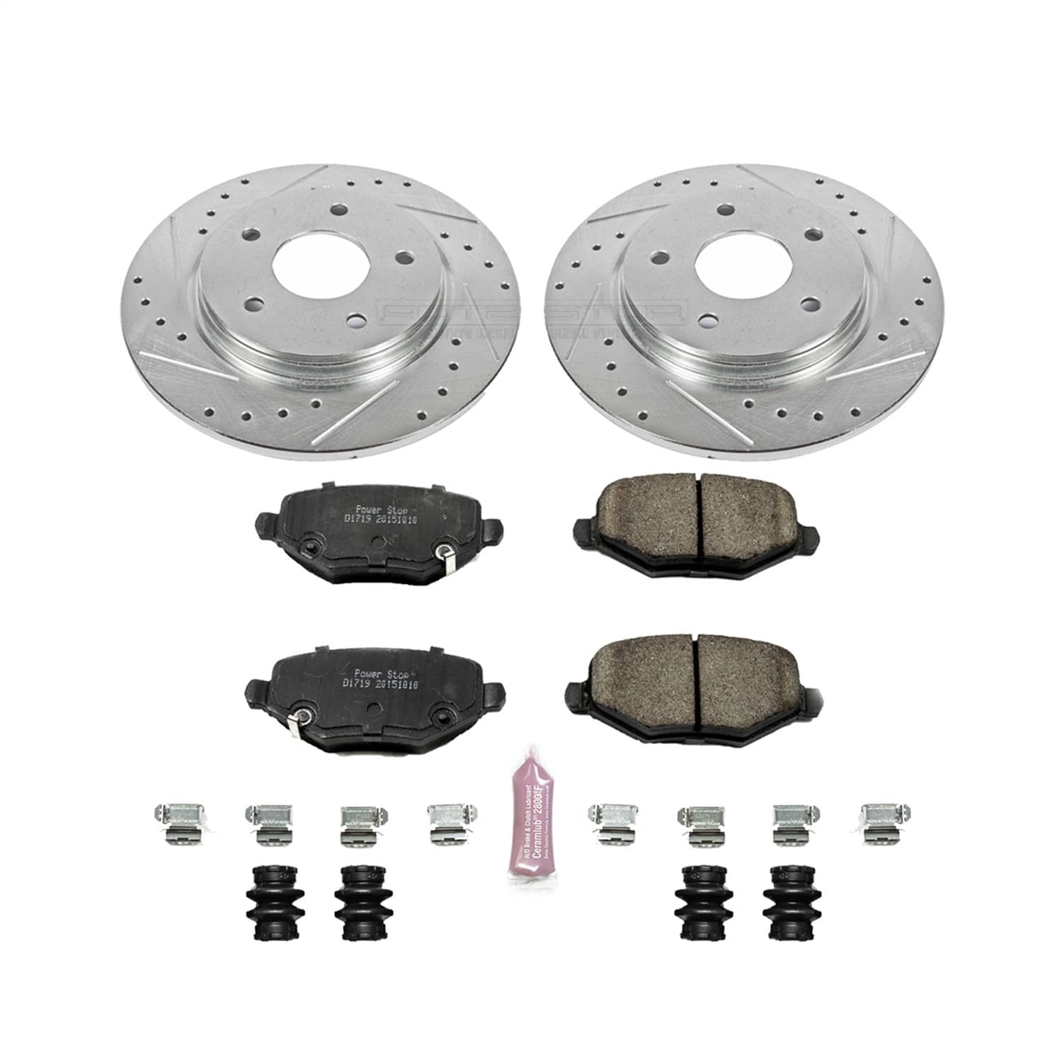 Power Stop - K6544 - Rear - Disc Brake Pad and Rotor Kit