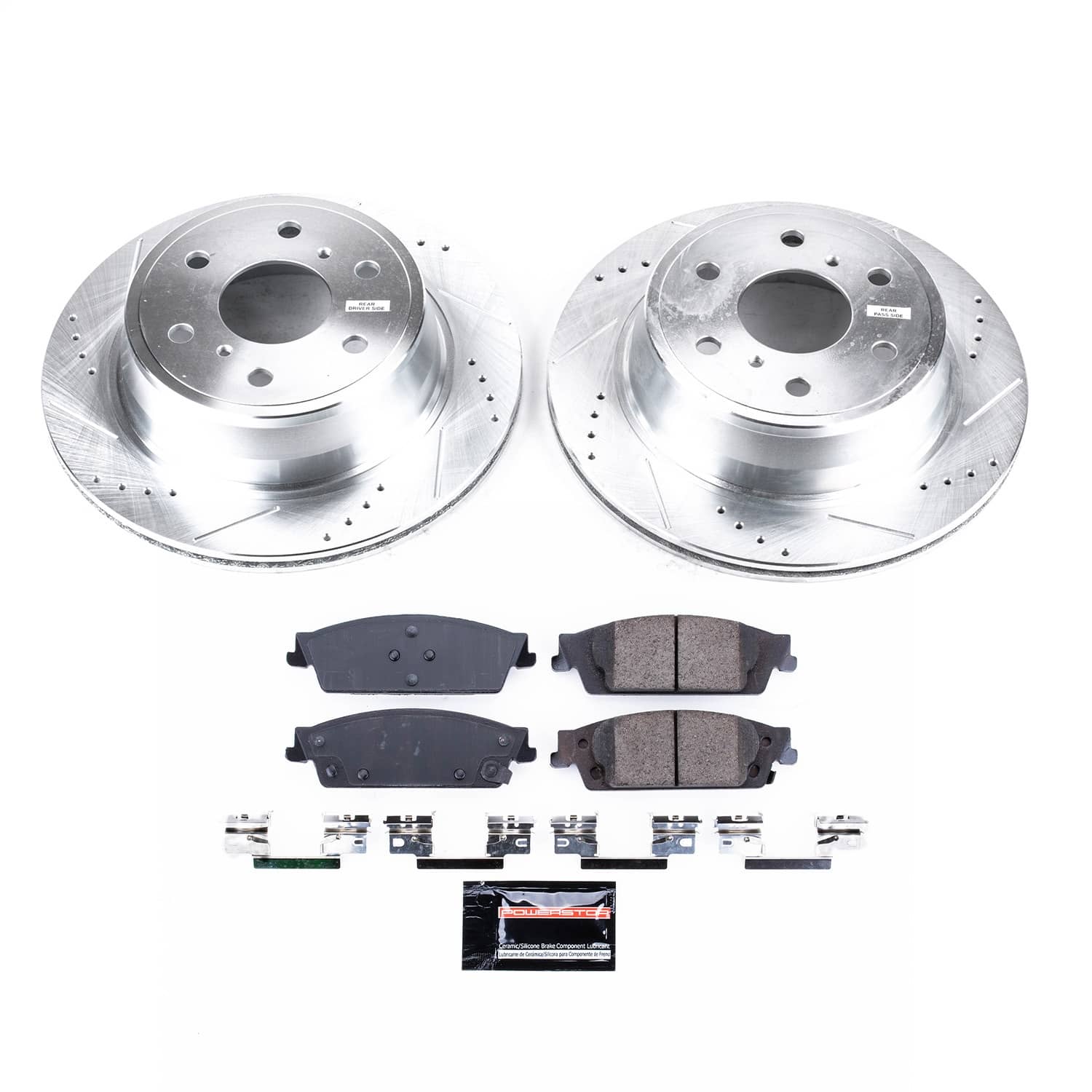 Power Stop - K6562 - Rear - Disc Brake Pad and Rotor Kit