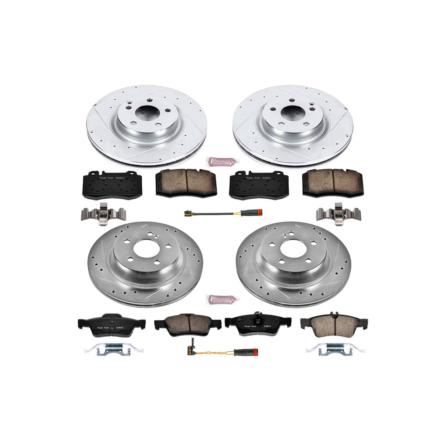 Power Stop - K6602 - Front and Rear - Disc Brake Pad and Rotor Kit