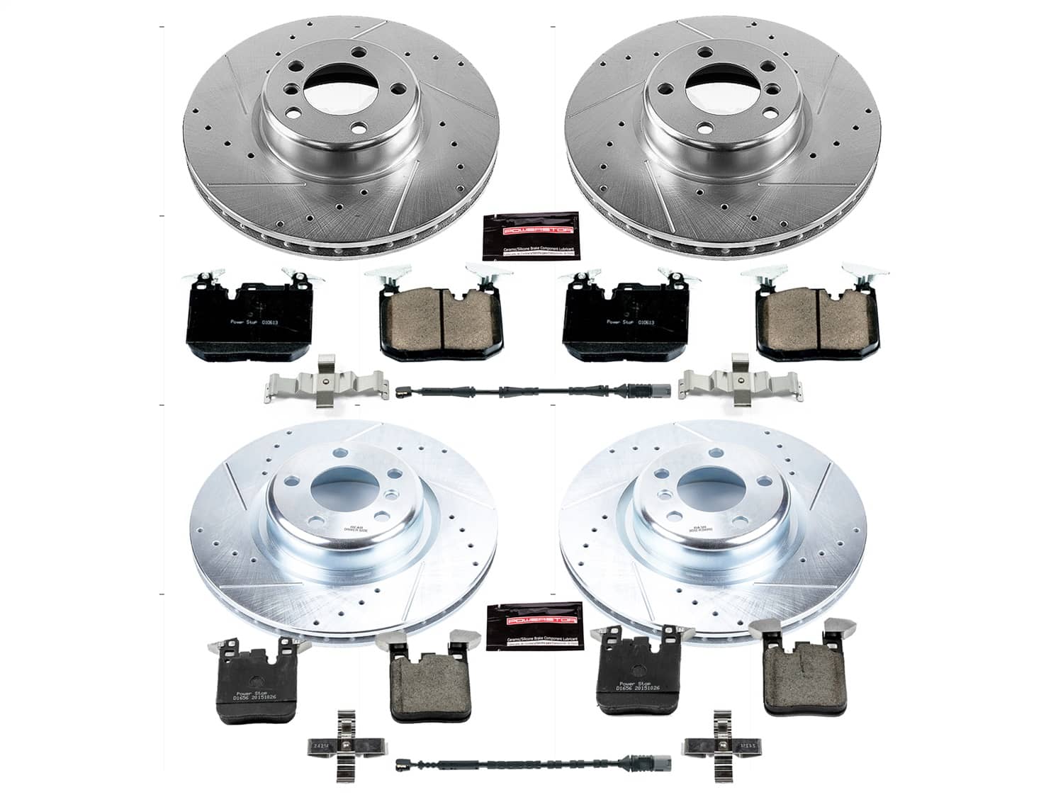 Power Stop - K6655 - Front and Rear - Disc Brake Pad and Rotor Kit