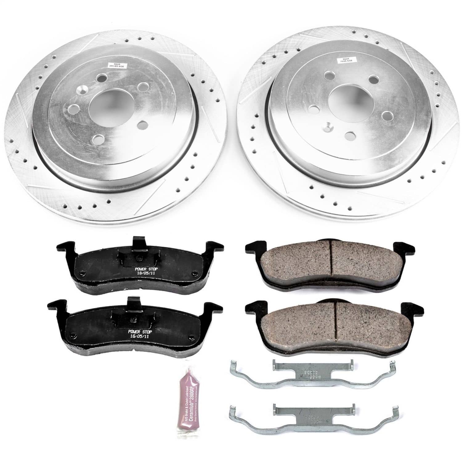 Power Stop - K6819 - Rear - Disc Brake Pad and Rotor Kit