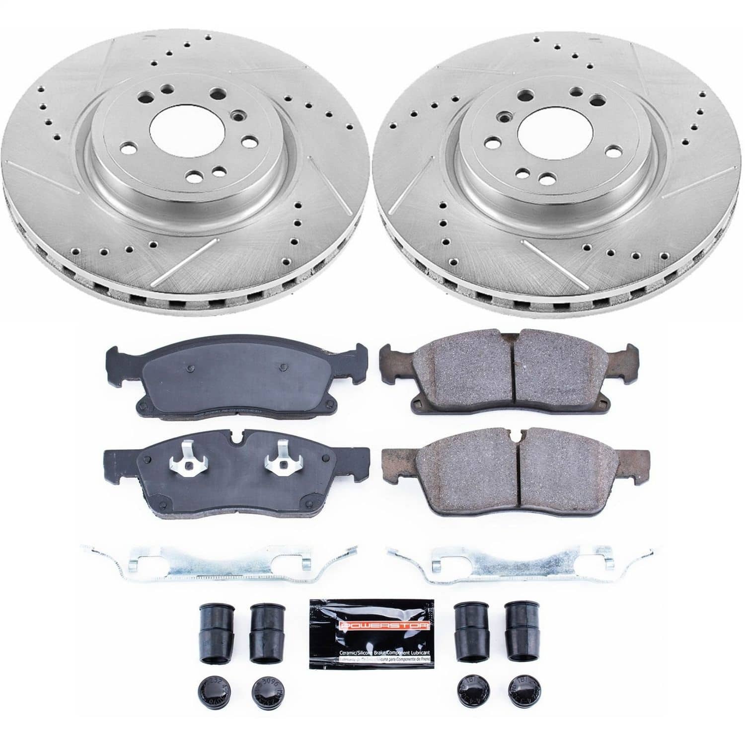 Power Stop - K6897 - Front - Disc Brake Pad and Rotor Kit