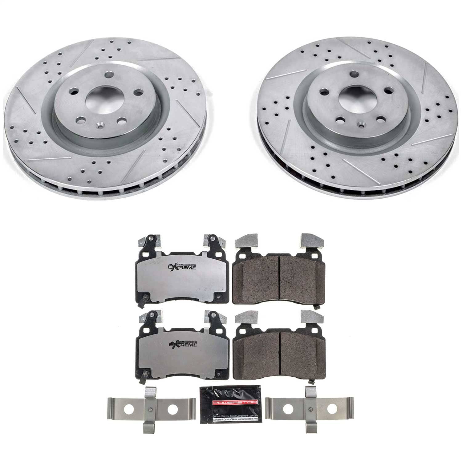 Power Stop - K7007-26 - Front - Disc Brake Pad and Rotor Kit
