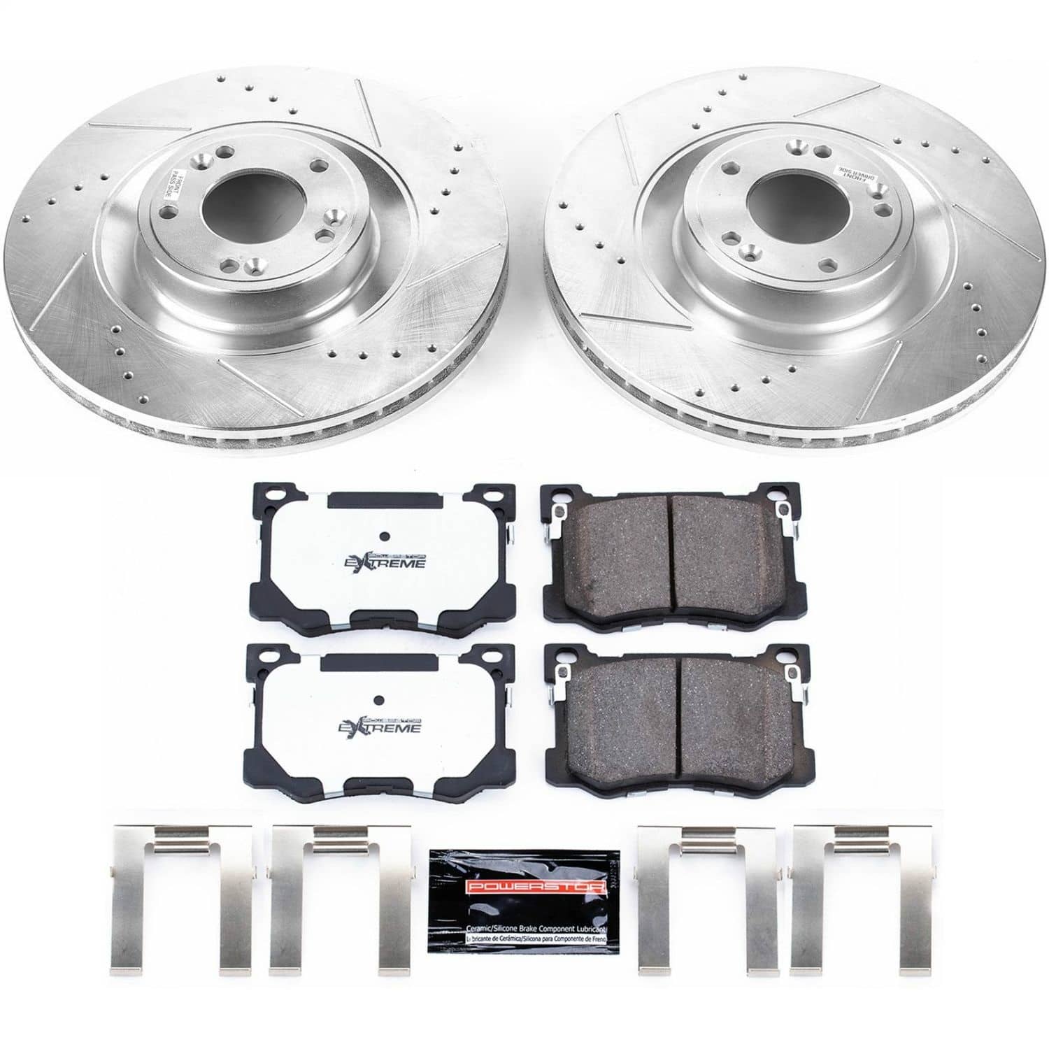 Power Stop - K7030-26 - Front - Disc Brake Pad and Rotor Kit