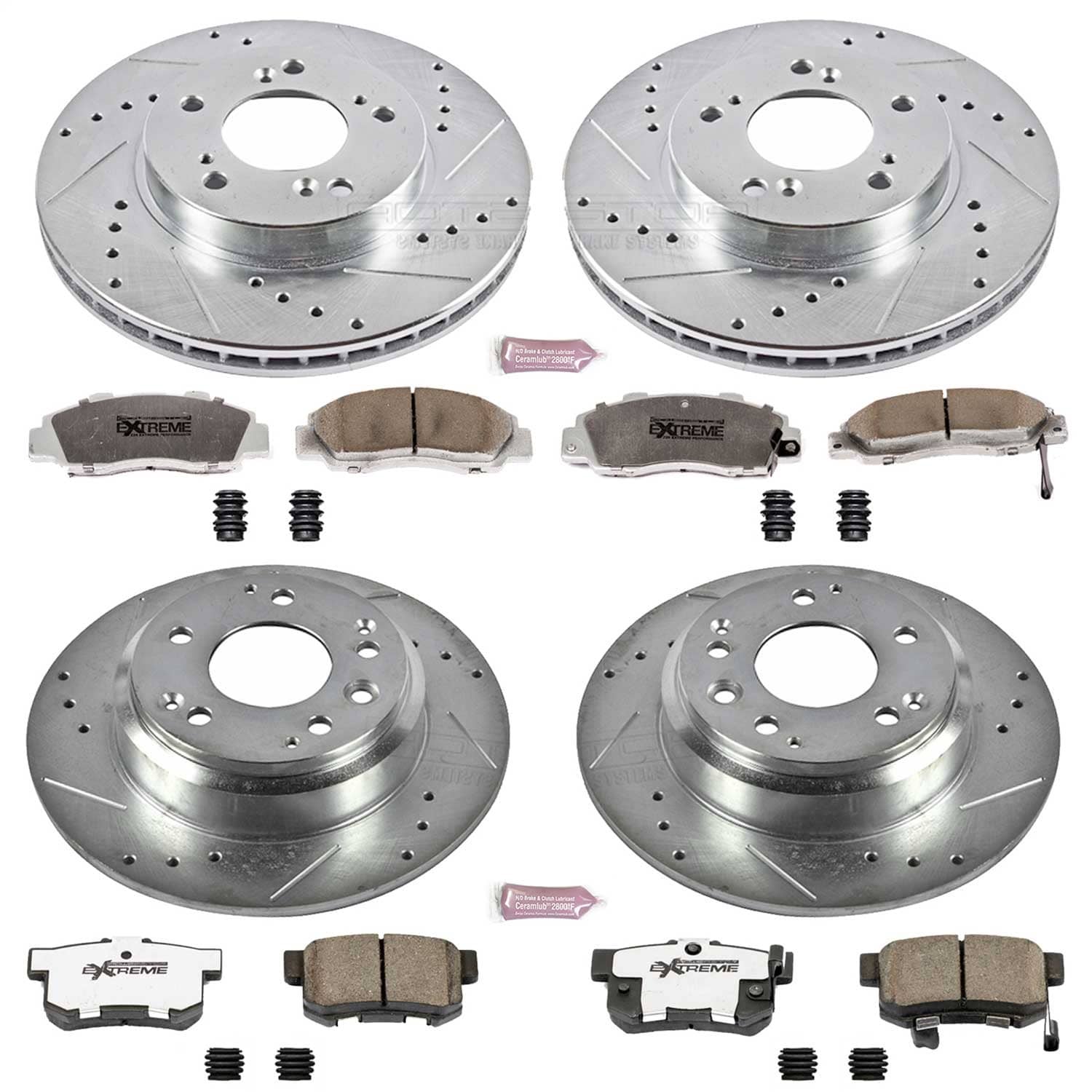 Power Stop - K705-26 - Front and Rear - Disc Brake Pad and Rotor Kit