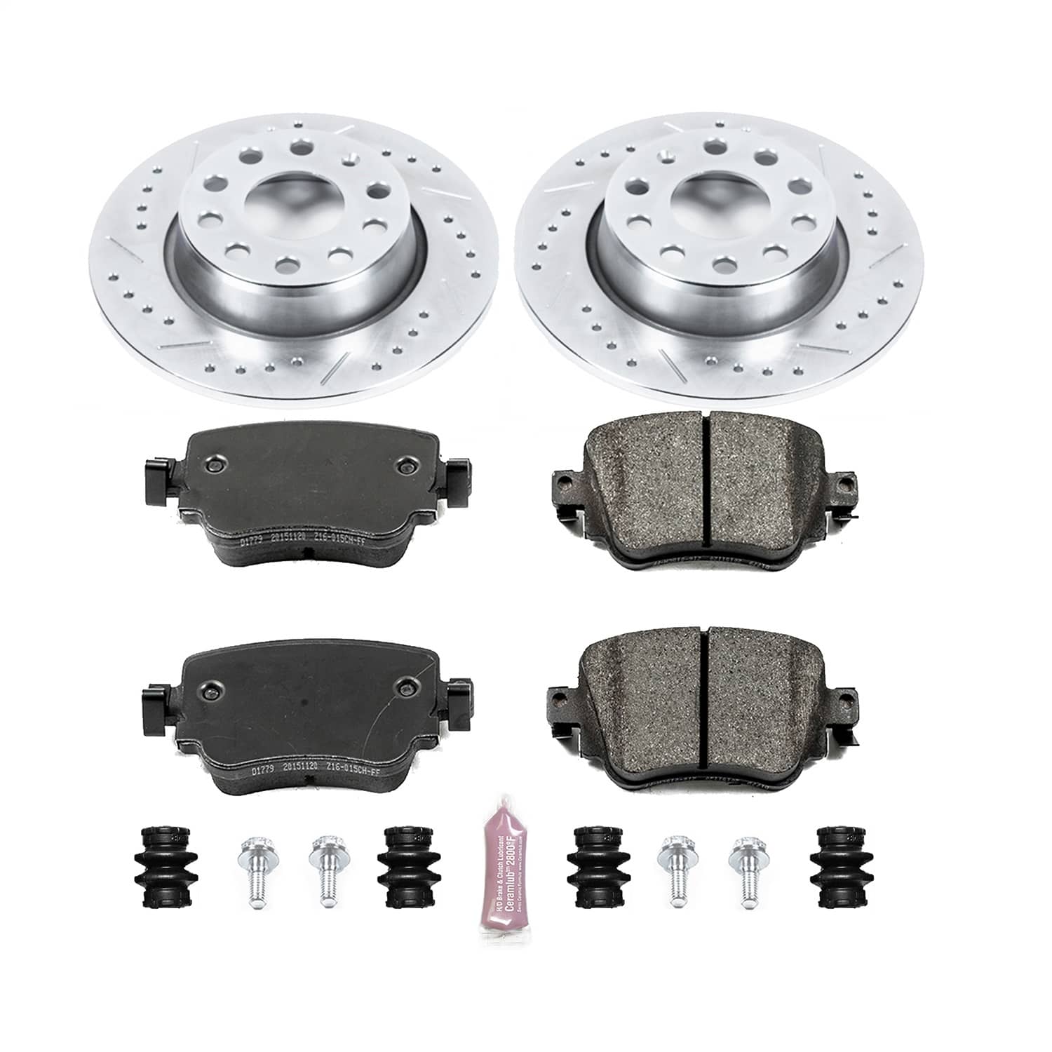 Power Stop - K7053 - Rear - Disc Brake Pad and Rotor Kit