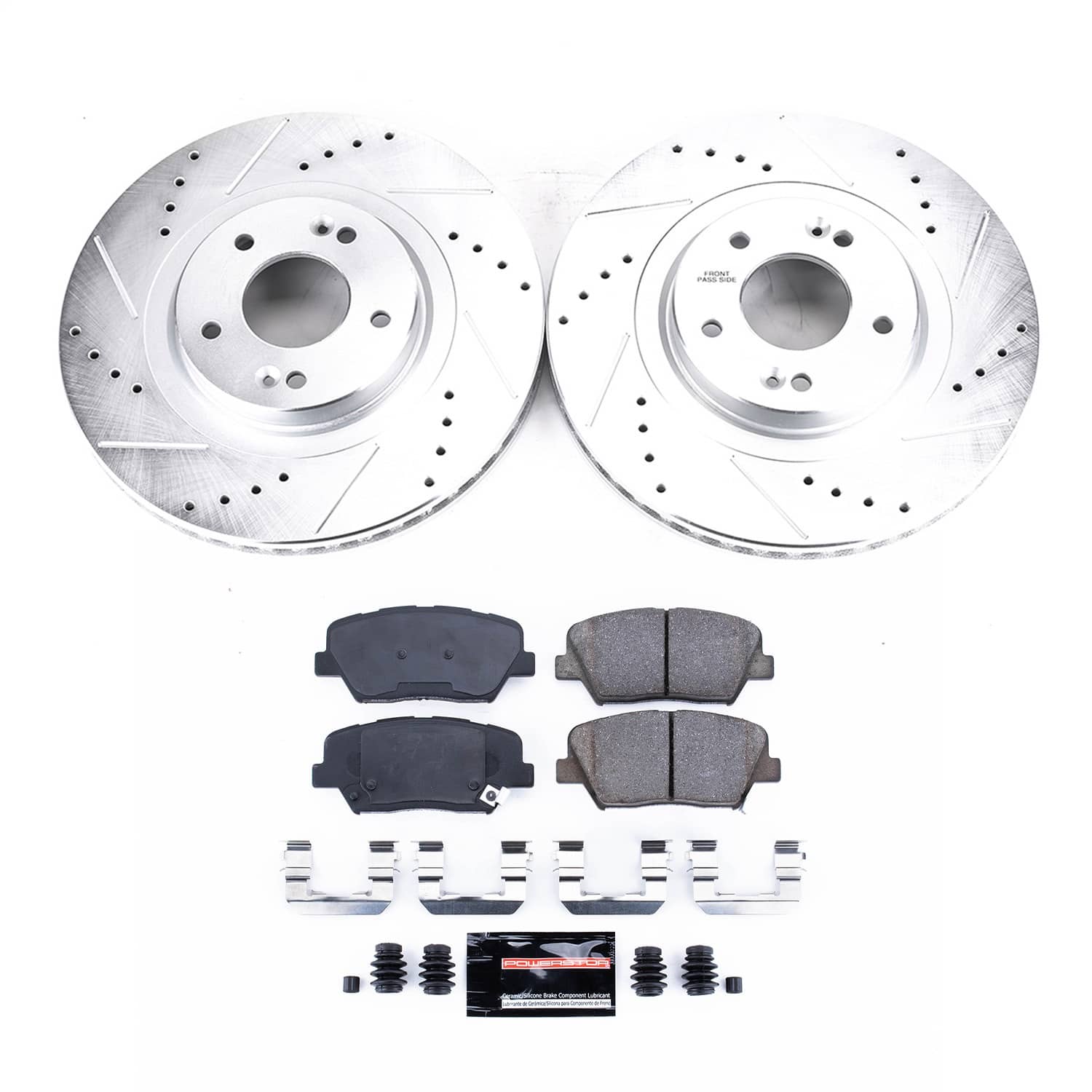 Power Stop - K7064 - Front - Disc Brake Pad and Rotor Kit