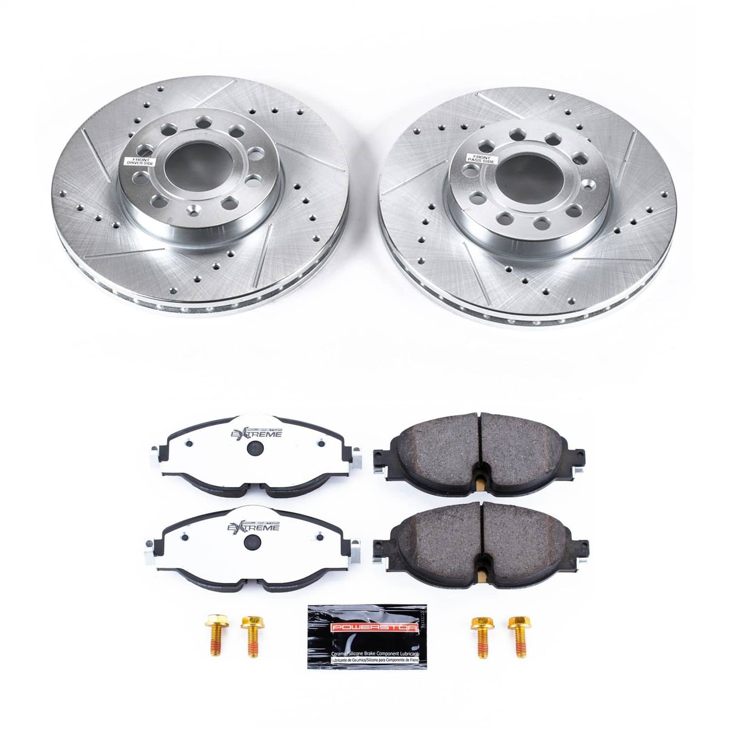 Power Stop - K7080-26 - Front - Disc Brake Pad and Rotor Kit