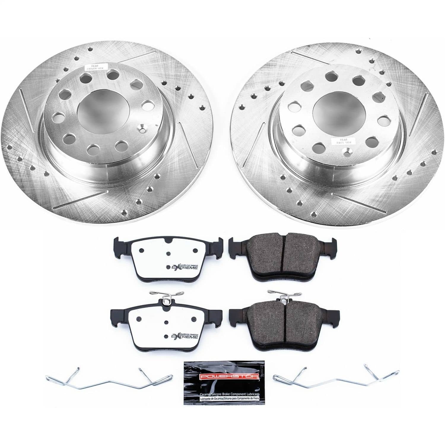 Power Stop - K7093-26 - Rear - Disc Brake Pad and Rotor Kit