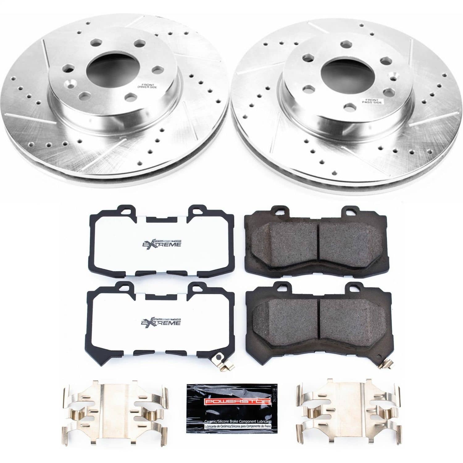 Power Stop - K7126-36 - Front - Disc Brake Pad and Rotor Kit