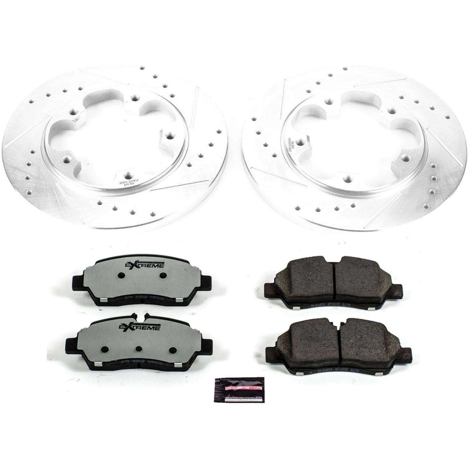 Power Stop - K7145-36 - Rear - Disc Brake Pad and Rotor Kit