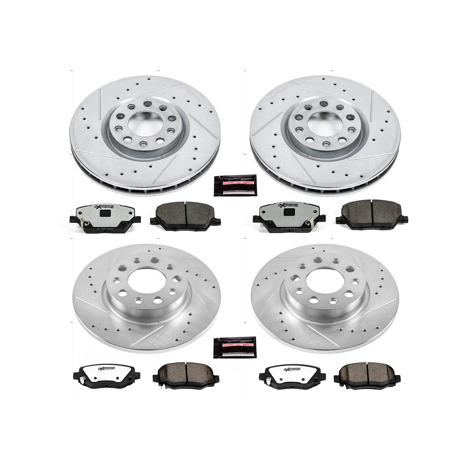 Power Stop - K7300-36 - Front and Rear - Disc Brake Pad and Rotor Kit