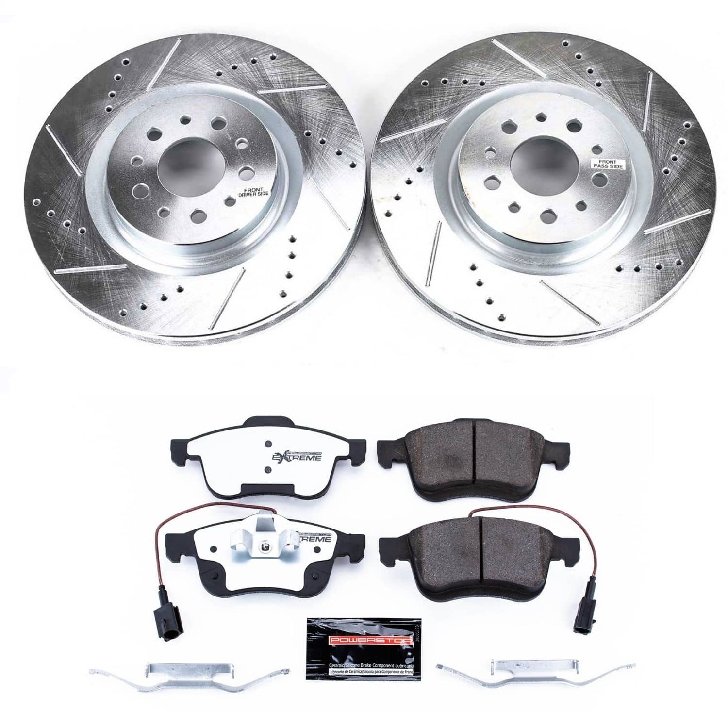 Power Stop - K7302-36 - Front - Disc Brake Pad and Rotor Kit